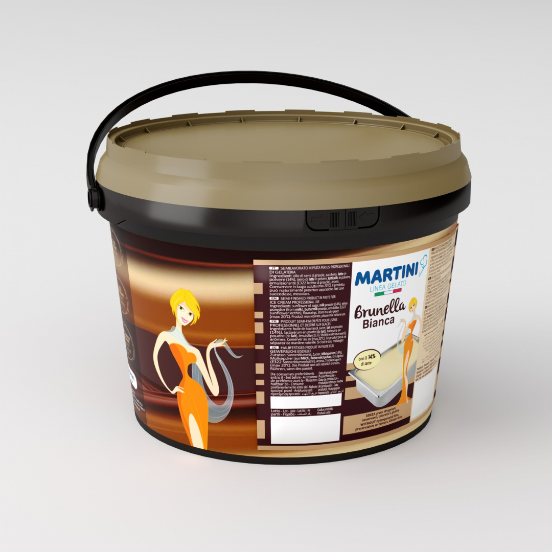 Krem o smaku białej czekolady BRUNELLA AX43MA 5KG Krem o smaku białej czekolady BRUNELLA AX43MA 5KG