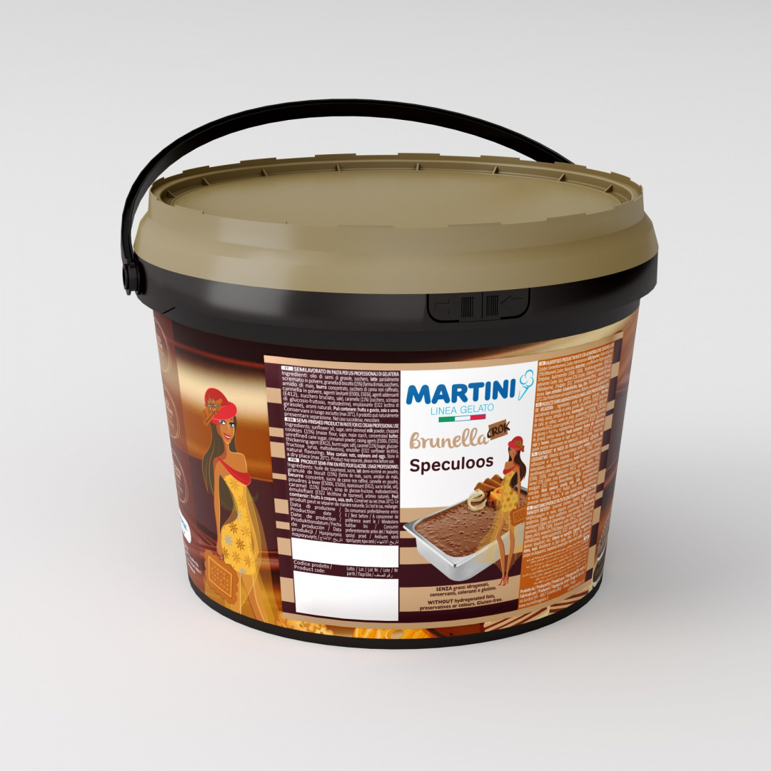 Krem karmelowy z ciasteczkami korzennymi BRUNELLA AX43ML 5KG Krem karmelowy z ciasteczkami korzennymi BRUNELLA AX43ML 5KG