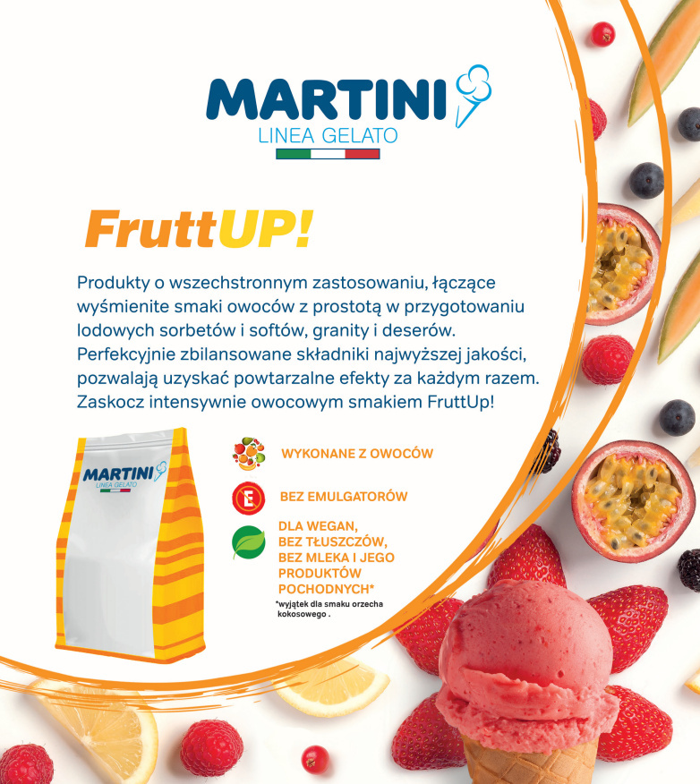 Kompletna naturalna baza do sorbetów mango FRUTTUP! AI70FH 1,25KG