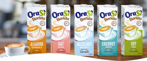 OraSi Barista Almond 1L - włoski napój migdałowy, doskonały do kawy