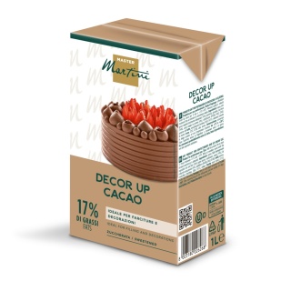 1x1L. Krem do ubijania UHT kakaowy DECOR UP CACAO 1L