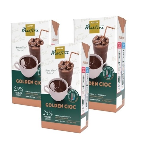 3x1L. Krem UHT GOLDEN CIOC z prawdziwą czekoladą 1L