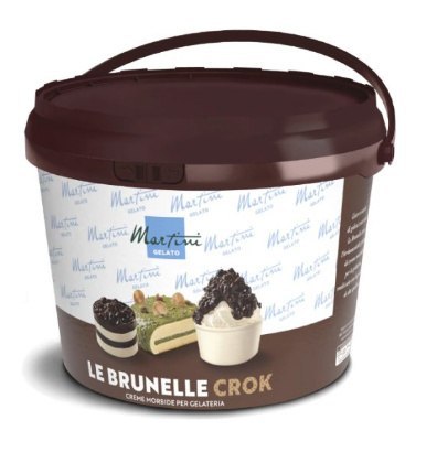 AX43MP Krem czekoladowo-orzechowy z chrupiącymi ciasteczkami kakaowymi Brunella CROK FROLLINO CACAO 5 KG