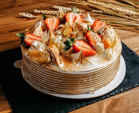 krem, tort