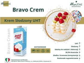 Bravo Cream Krem do ubijania UHT słodzony 1L
