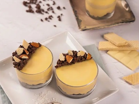 CRUMBLE Cacao Kruszonka z mąki ryżowej chrupiąca - kakaowa  - propozycja podania