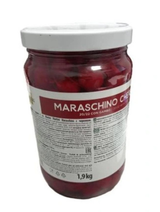 Czereśnie Maraschino 18-20mm 1,9 KG