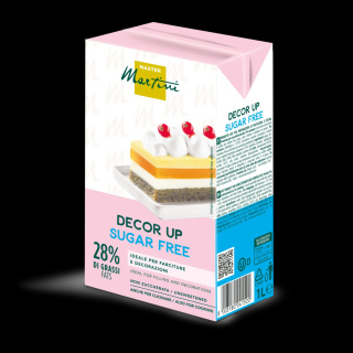 Decor UP bez cukru Krem do nadzień i dekoracji 1L Sugar Free