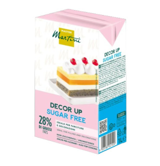 Decor UP bez cukru Krem do nadzień i dekoracji 1L Sugar Free