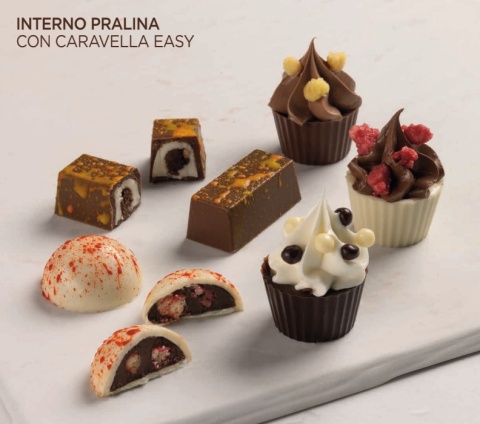 przykładowe zastosowanie - KREM DO SMAROWANIA mleczny o smaku białej czekoladydo ganasze CARAVELLA EASY bianca