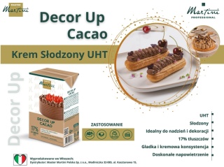 Krem do ubijania UHT kakaowy DECOR UP CACAO AV12AG 1L