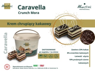 Chrupiący krem kakaowy Caravella Crunch Mora - do nadzień i smarowania
