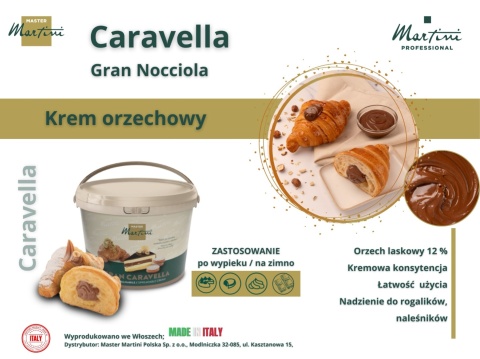 Krem orzechowy do nadzień i smarowania Orzech Laskowy Gran Nocciola 5kg Krem orzechowy do nadzień i smarowania Orzech Laskowy Gran Nocciola 5kg