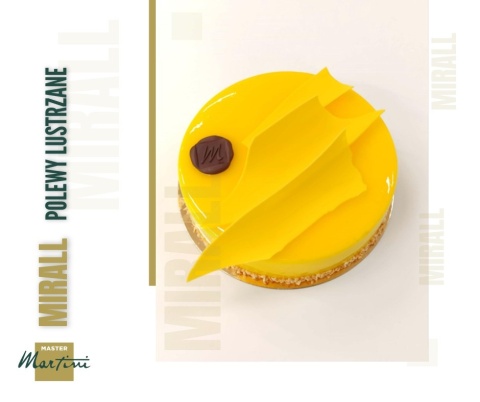 MIRALL Lemon Polewa lustrzana glasaż cytrynowa żółta 3kg - przykladowe zastosowanie