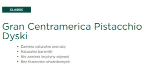 Polewa glazura pistacja zielona Gran Centramerica 1KG