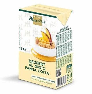 Szybki deser włoski Panna cotta Produkt do przygotowania deseru UHT 1L